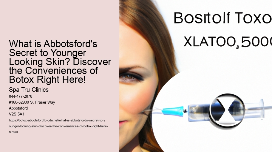 What is Abbotsford's Secret to Younger Looking Skin? Discover the Conveniences of Botox Right Here!