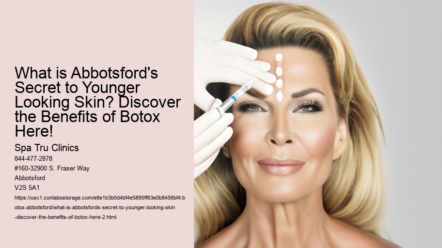 What is Abbotsford's Secret to Younger Looking Skin? Discover the Benefits of Botox Here!
