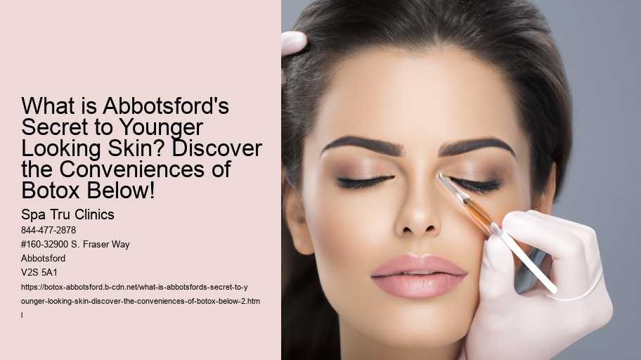 What is Abbotsford's Secret to Younger Looking Skin? Discover the Conveniences of Botox Below!