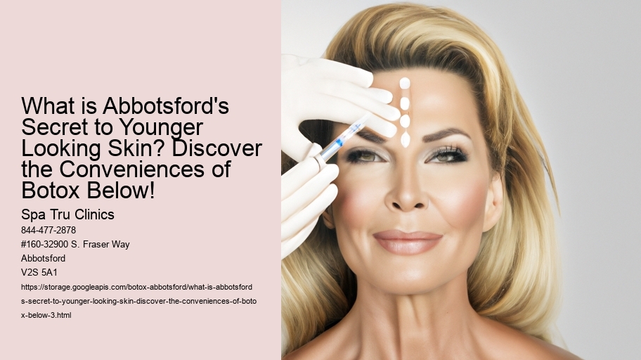 What is Abbotsford's Secret to Younger Looking Skin? Discover the Conveniences of Botox Below!