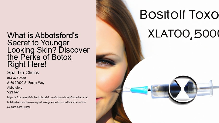 What is Abbotsford's Secret to Younger Looking Skin? Discover the Perks of Botox Right Here!