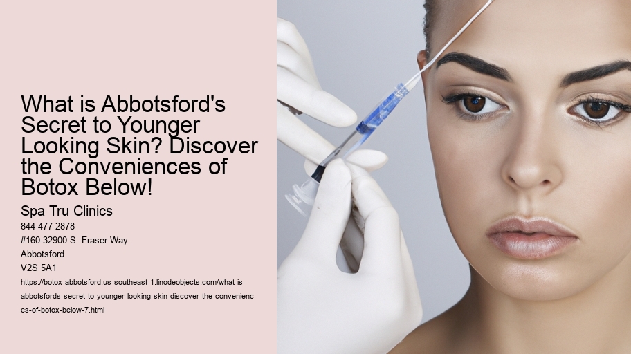 What is Abbotsford's Secret to Younger Looking Skin? Discover the Conveniences of Botox Below!