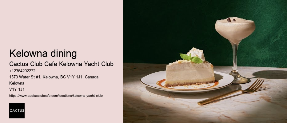 Kelowna restaurant specials