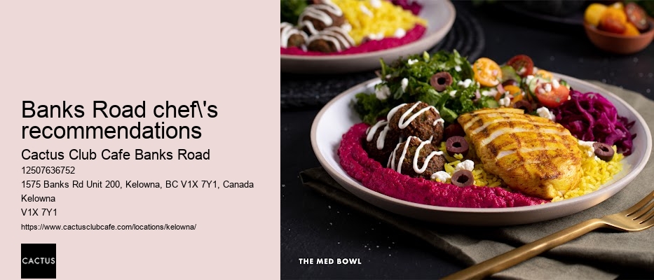 Kelowna restaurant with handcrafted cocktails