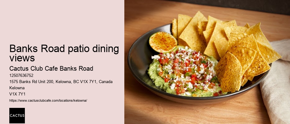 Cactus Club Cafe Banks Road dine-in experience