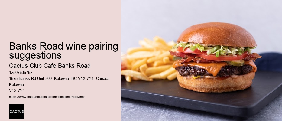 Kelowna restaurant with seasonal menu changes