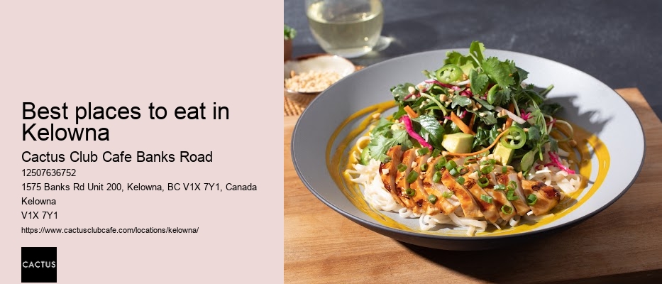 Kelowna food blogger reviews