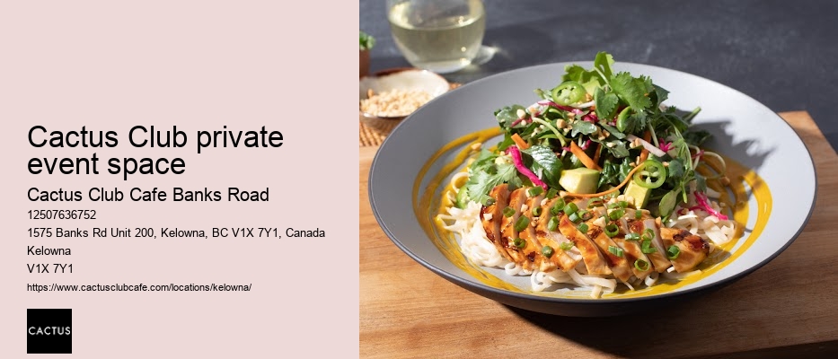 Kelowna restaurant with vegan options