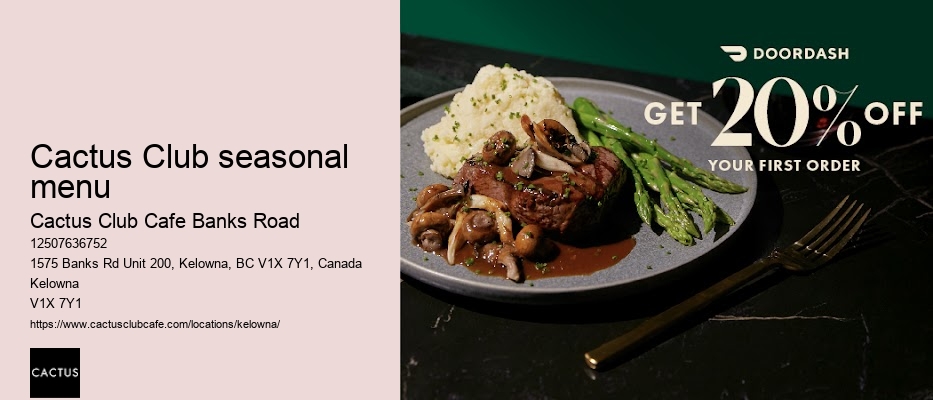 Kelowna restaurant with immersive dining experience