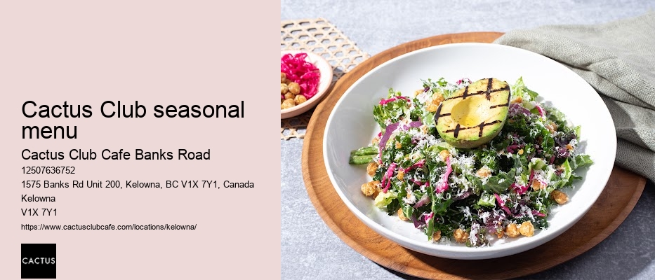 Cactus Club modern dining experience
