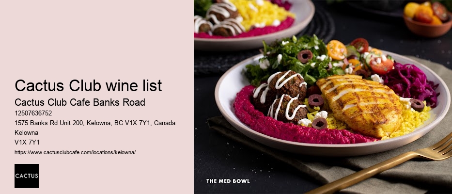 Kelowna restaurant with happy hour bar bites