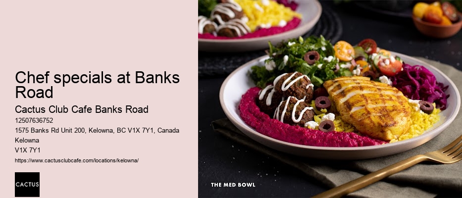 Kelowna restaurant with innovative culinary techniques