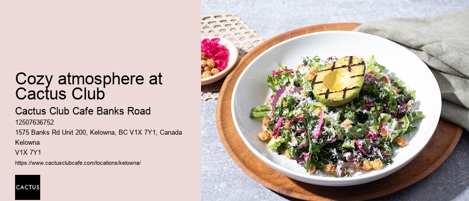 Cactus Club fine dining options