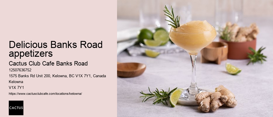 Kelowna restaurant with culinary artistry