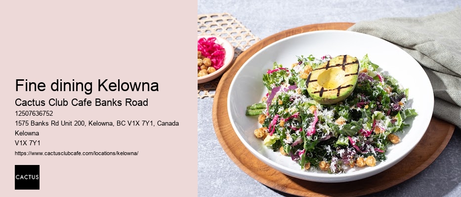 Banks Road fusion cuisine
