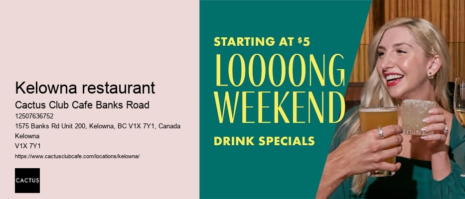 Kelowna restaurant