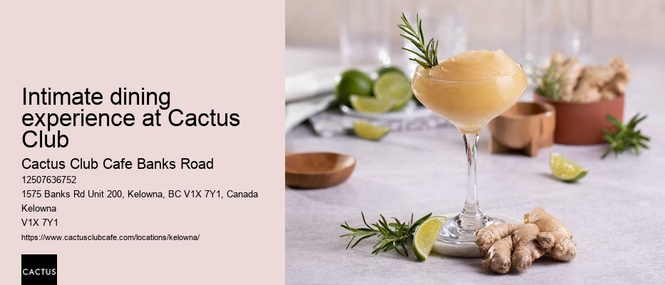 Top-rated dining Kelowna