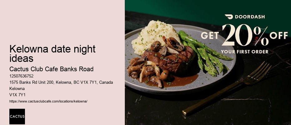Kelowna restaurant with seasonal beer selections