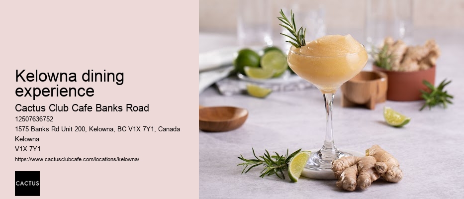 Banks Road outdoor dining experience