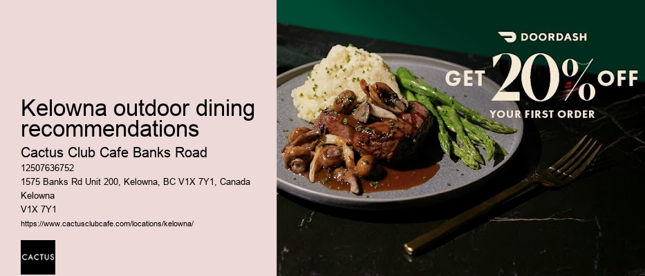 Cactus Club Cafe Banks Road dinner specials