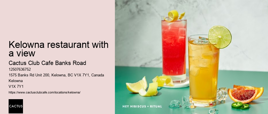 Kelowna foodie hotspot