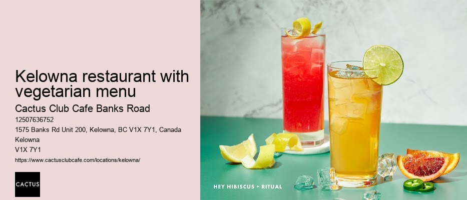 Cactus Club fine dining options