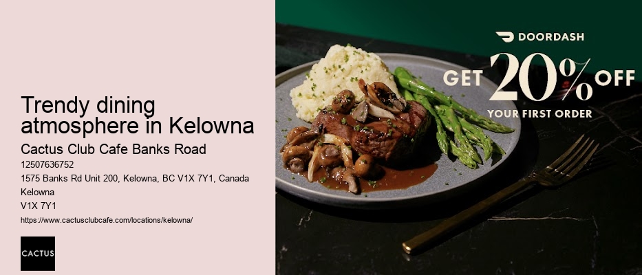 Kelowna restaurant with farm-to-table concept