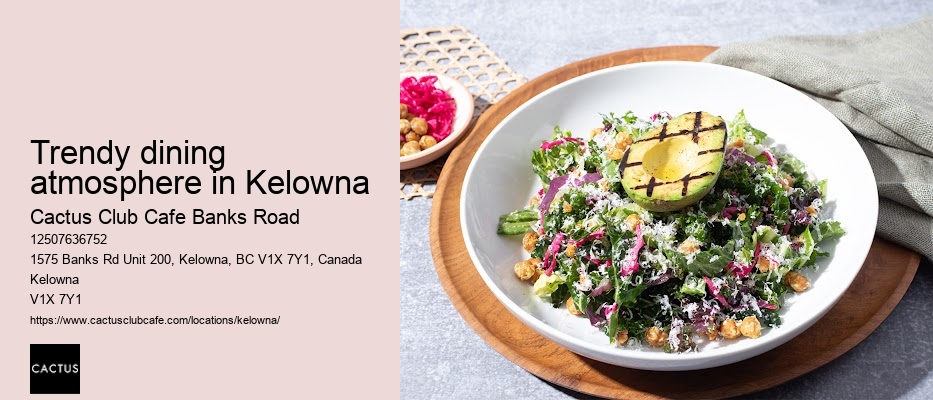Vegetarian-friendly dining in Kelowna