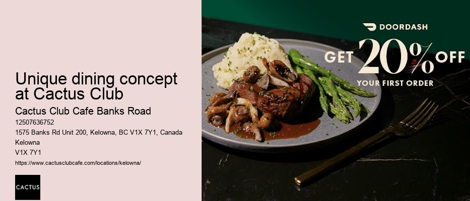 Cactus Club fusion-inspired dishes