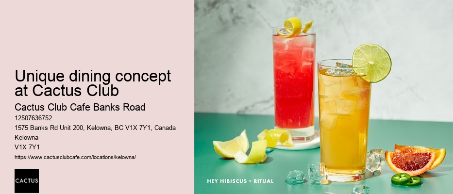 Cactus Club Cafe happy hour menu
