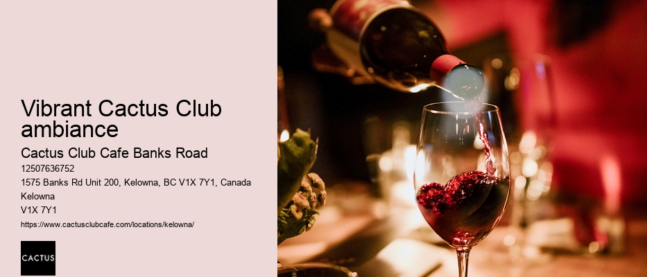 Kelowna restaurant with cocktail hour specials
