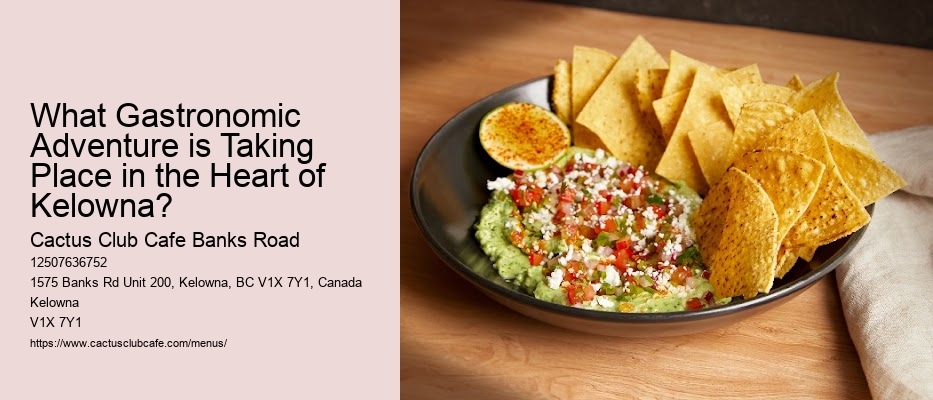What Gastronomic Adventure is Taking Place in the Heart of Kelowna?