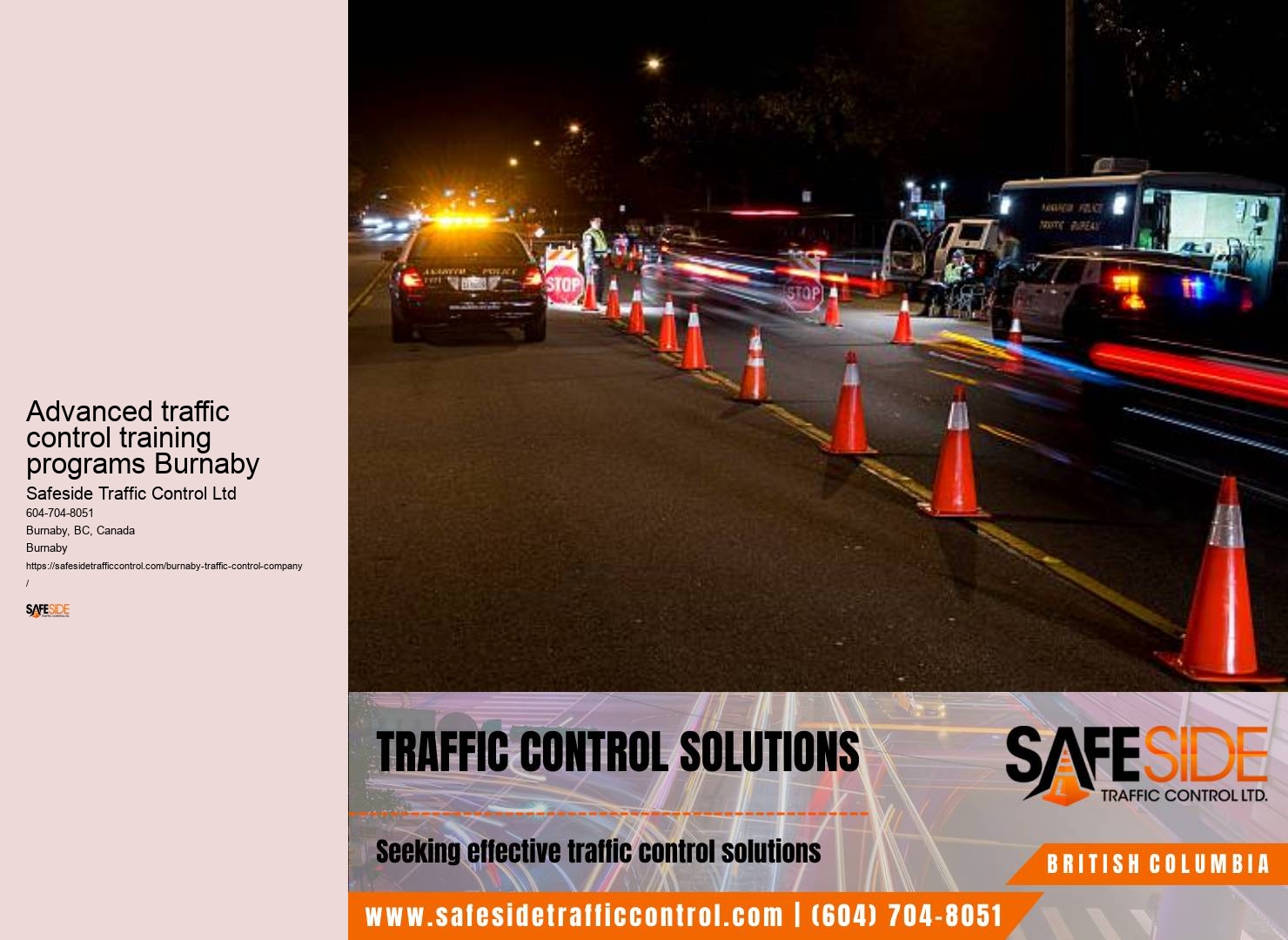 Advanced traffic control technologies Burnaby