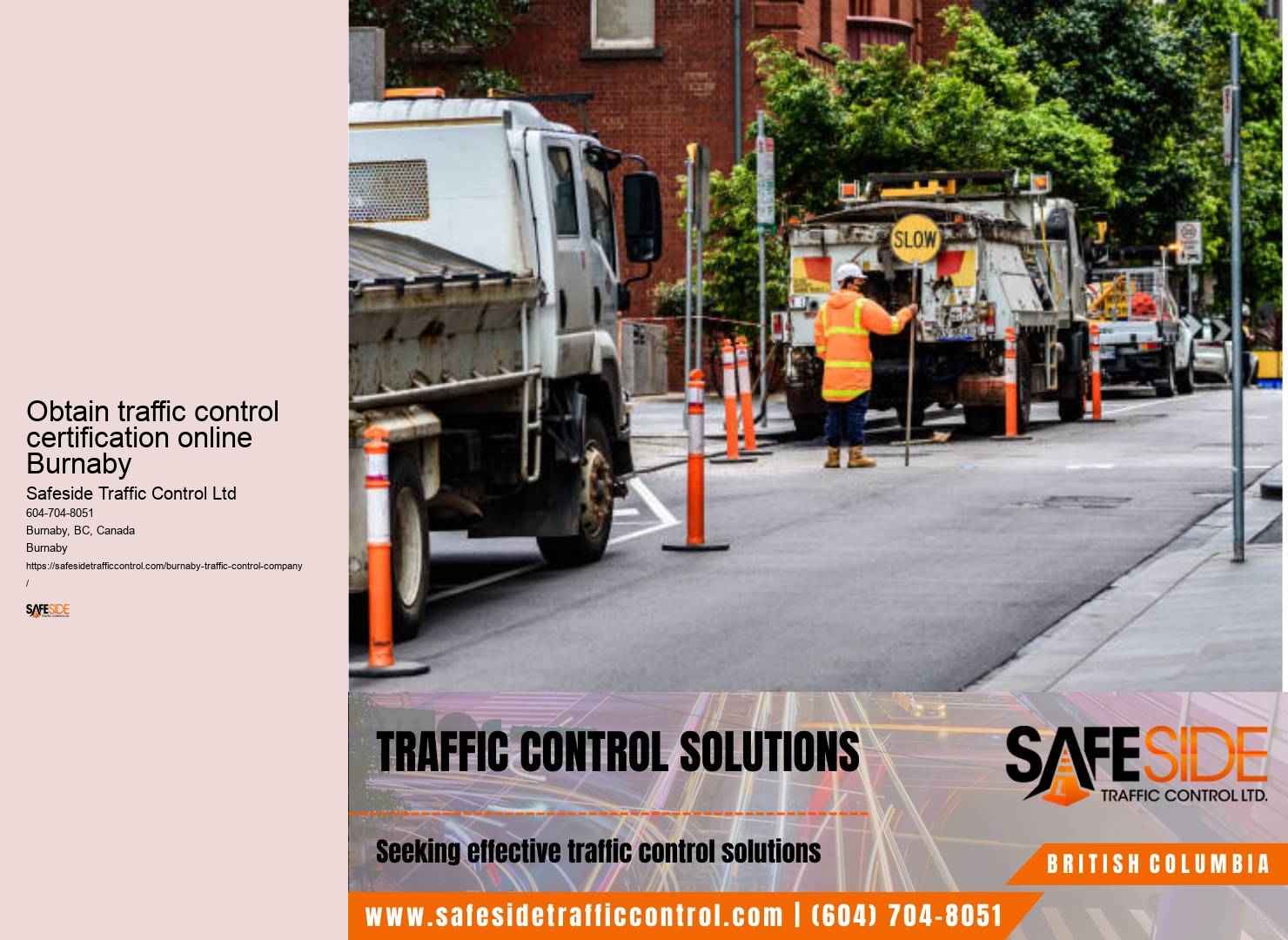 Trusted traffic management company Burnaby