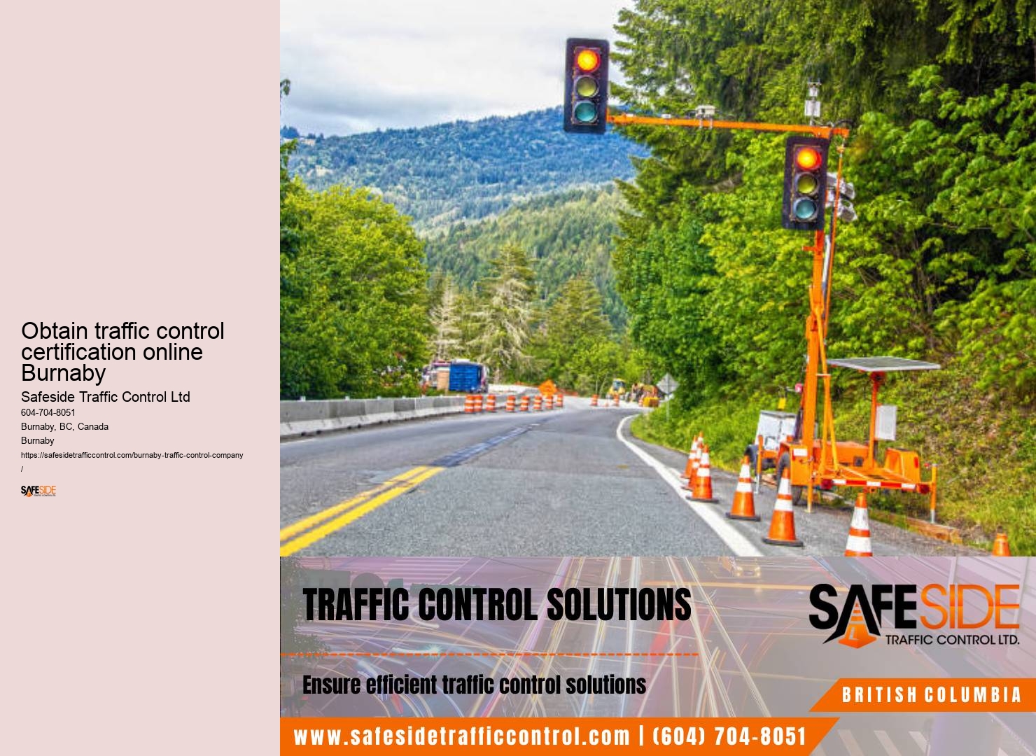 Top-rated traffic control solutions Burnaby