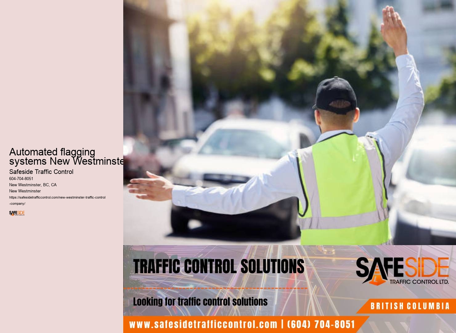 Traffic control device maintenance services New Westminster