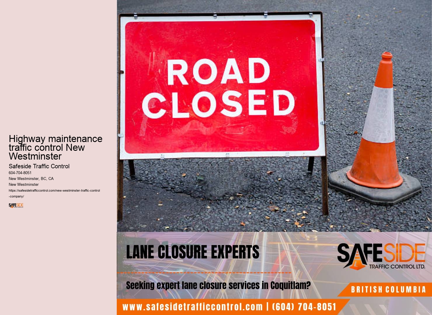 Roadway traffic safety New Westminster