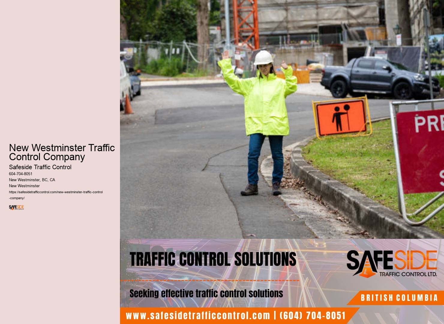 Emergency response traffic coordination New Westminster