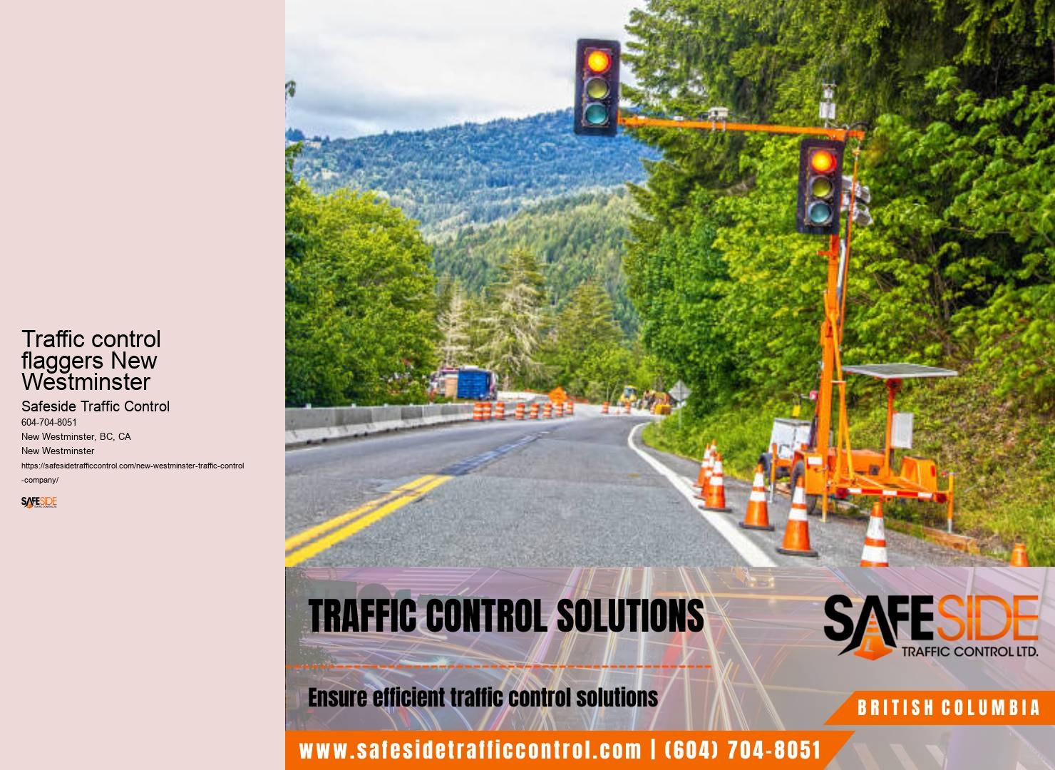 Traffic control device maintenance services New Westminster