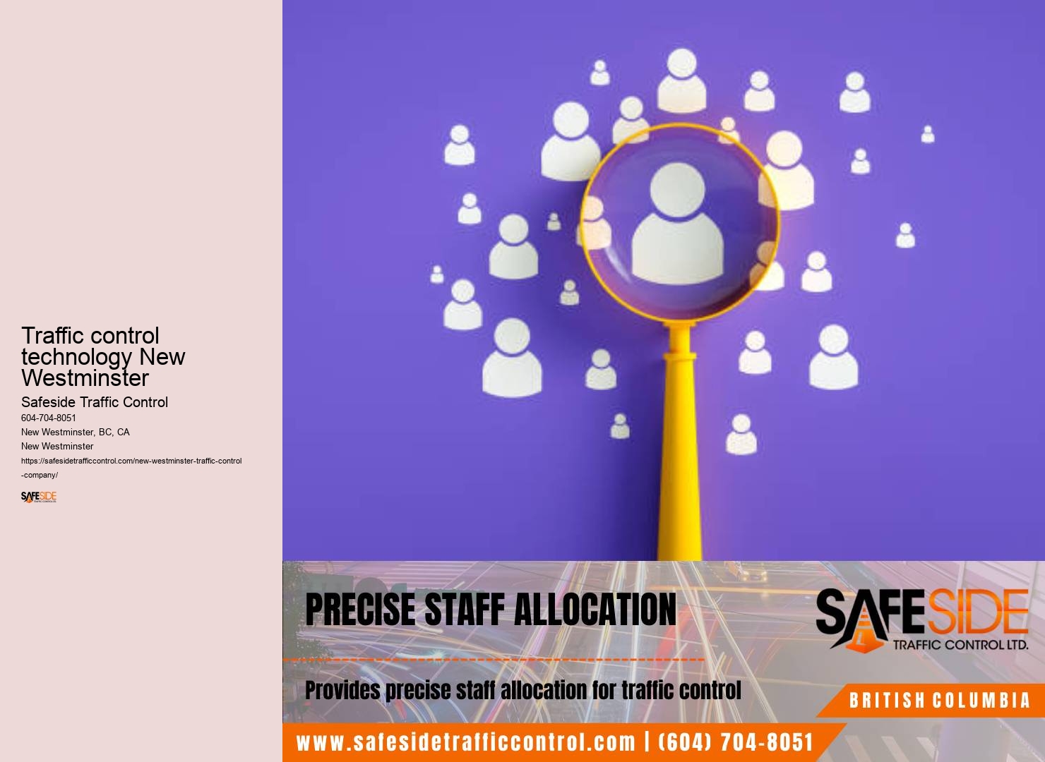 Special event traffic management staffing and coordination New Westminster