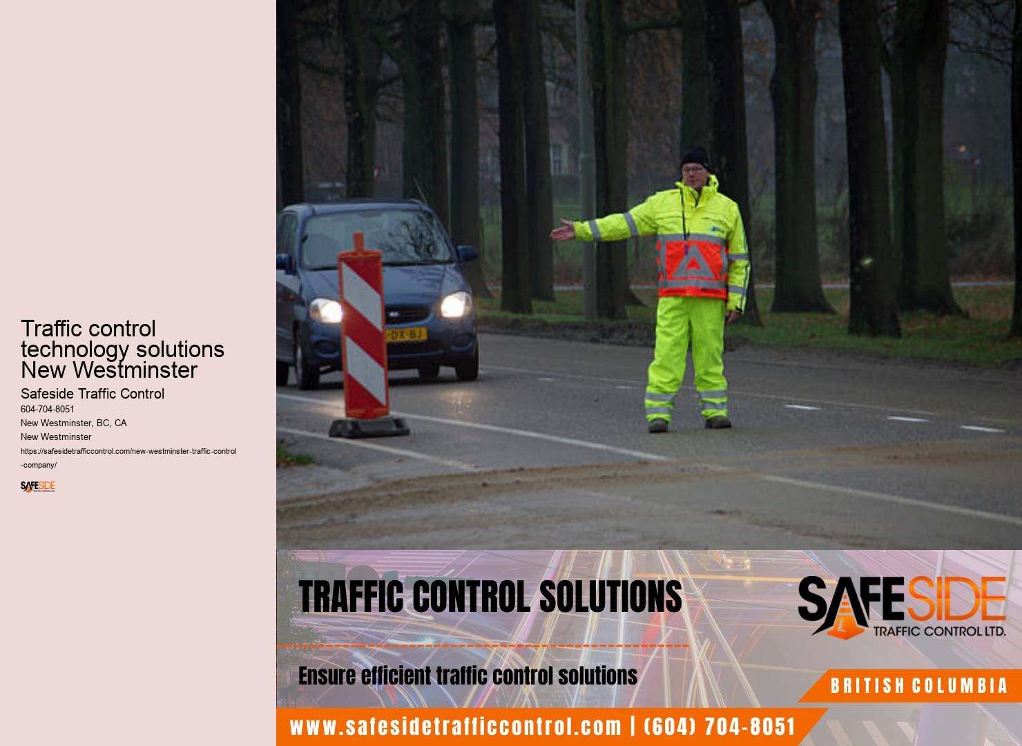 Traffic safety equipment suppliers New Westminster