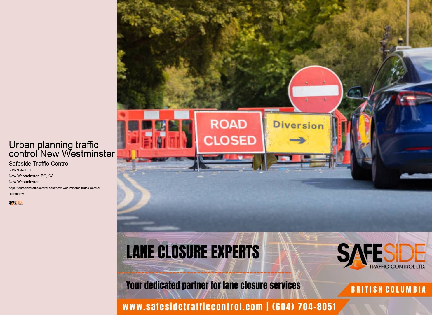 Special event traffic management New Westminster