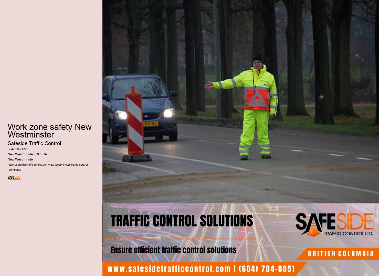 Traffic control subcontractors New Westminster