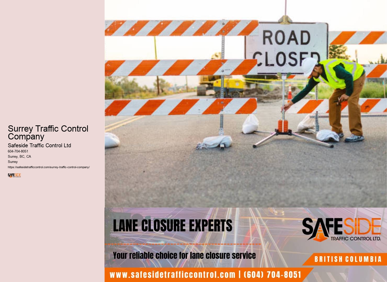 Surrey traffic control planning experts