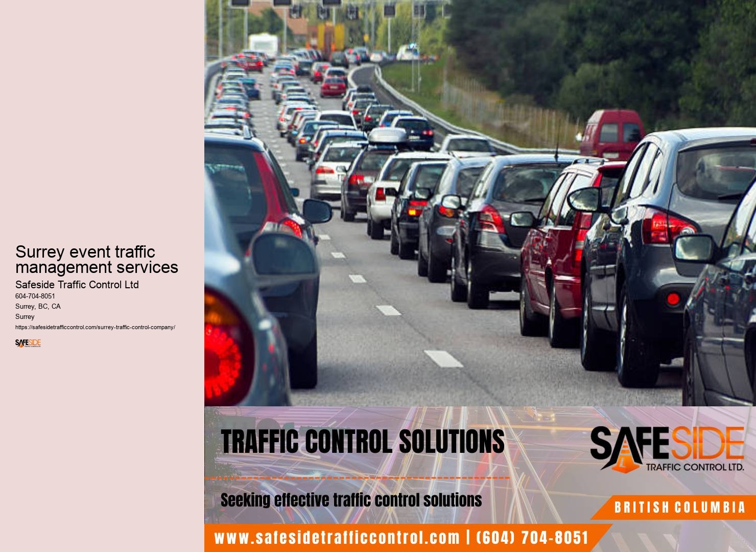 Traffic control jurisdiction Surrey