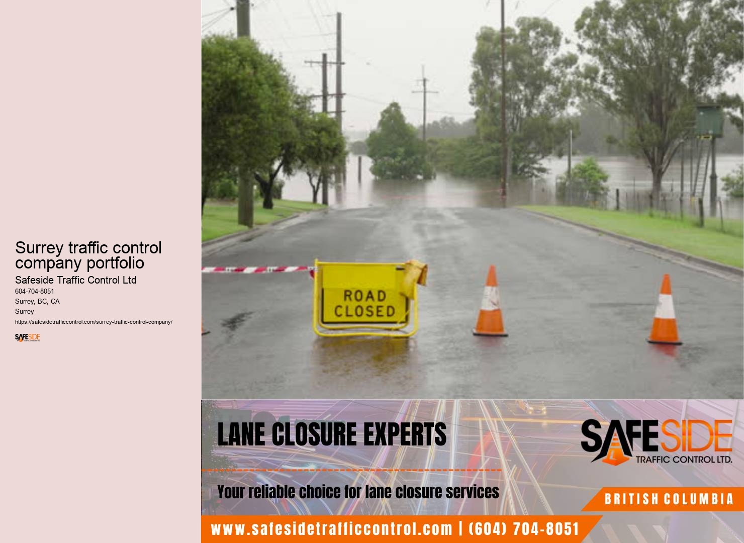 Surrey traffic control algorithm providers