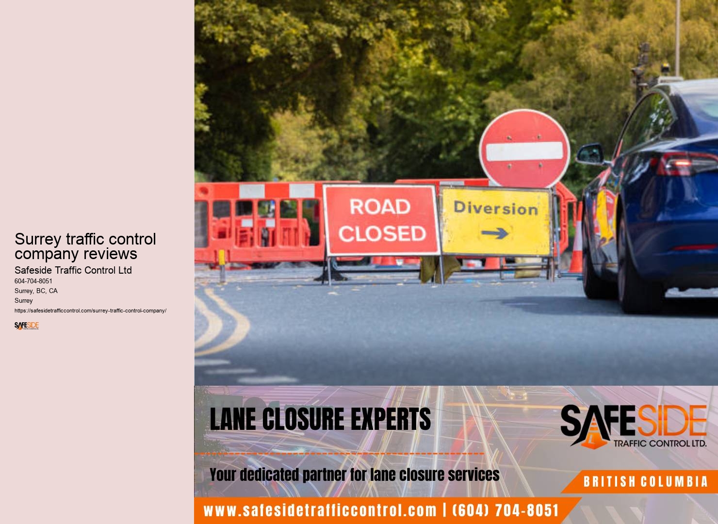 Traffic control Surrey BC