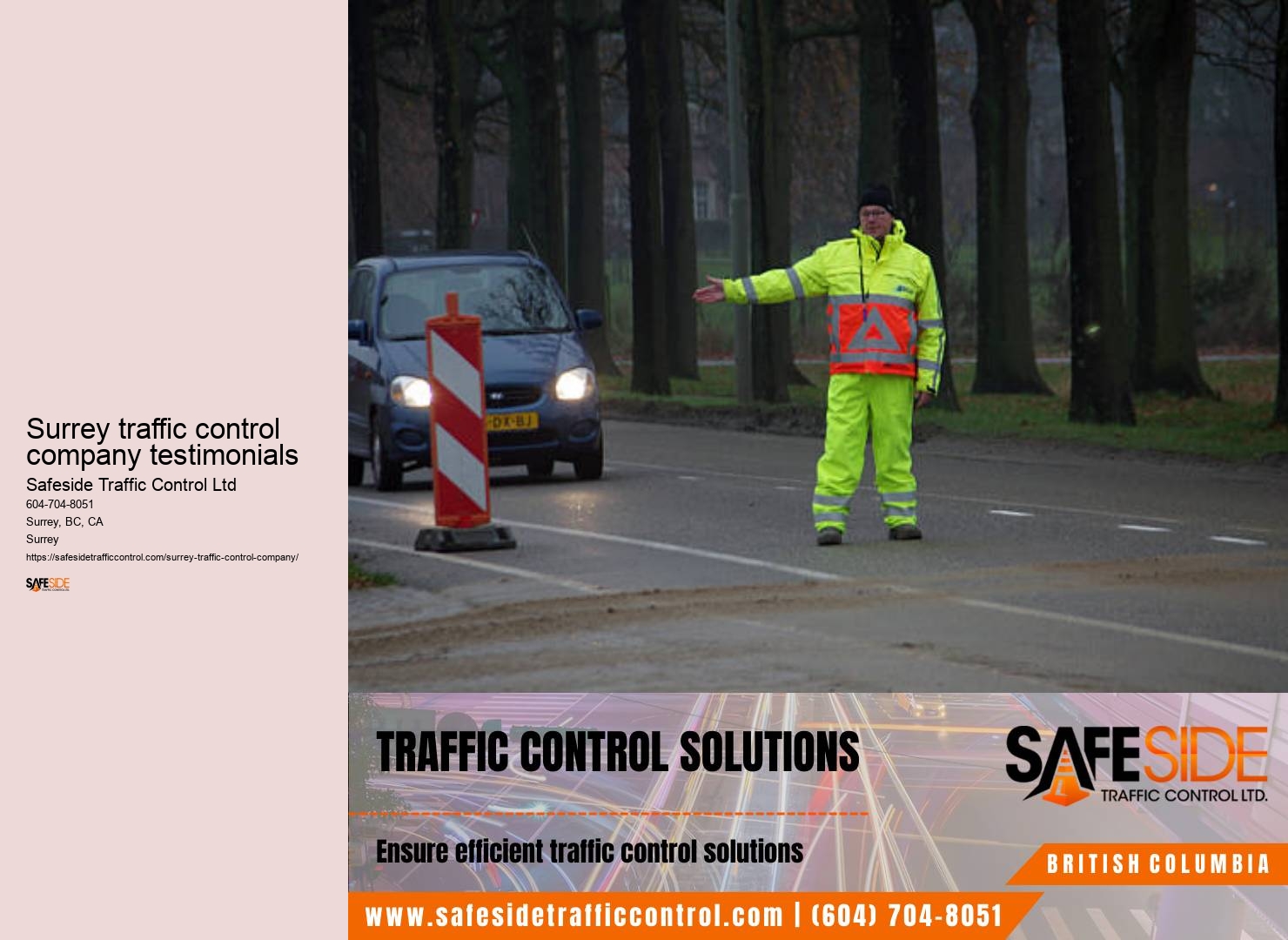 Event traffic management Surrey BC