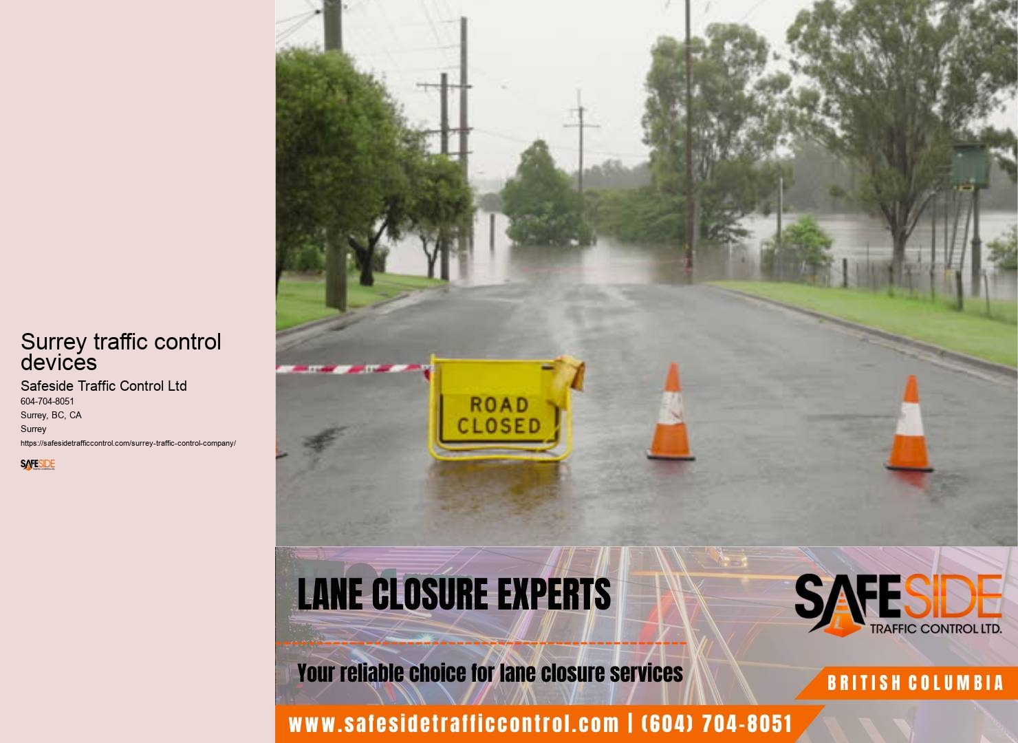 Traffic control data analysis Surrey
