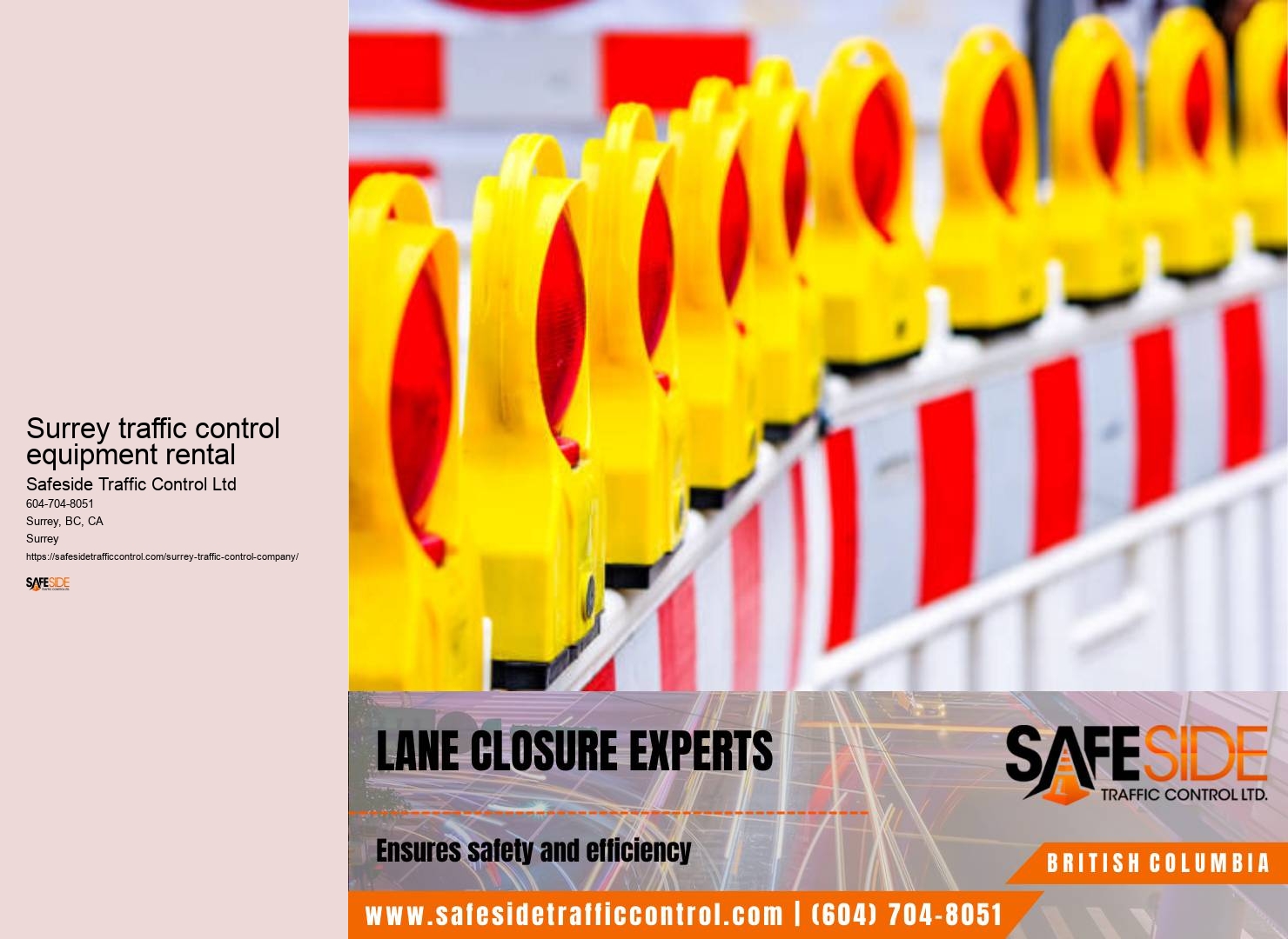 Surrey traffic control technology solutions